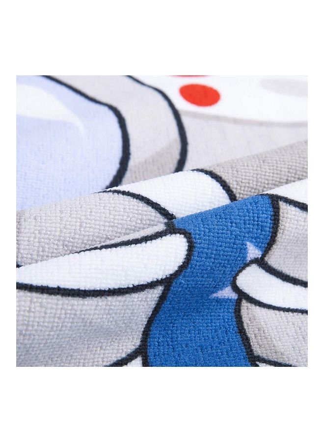 Children's Beach Hooded Bath Towel Multicolour 60X60cm - Image 5